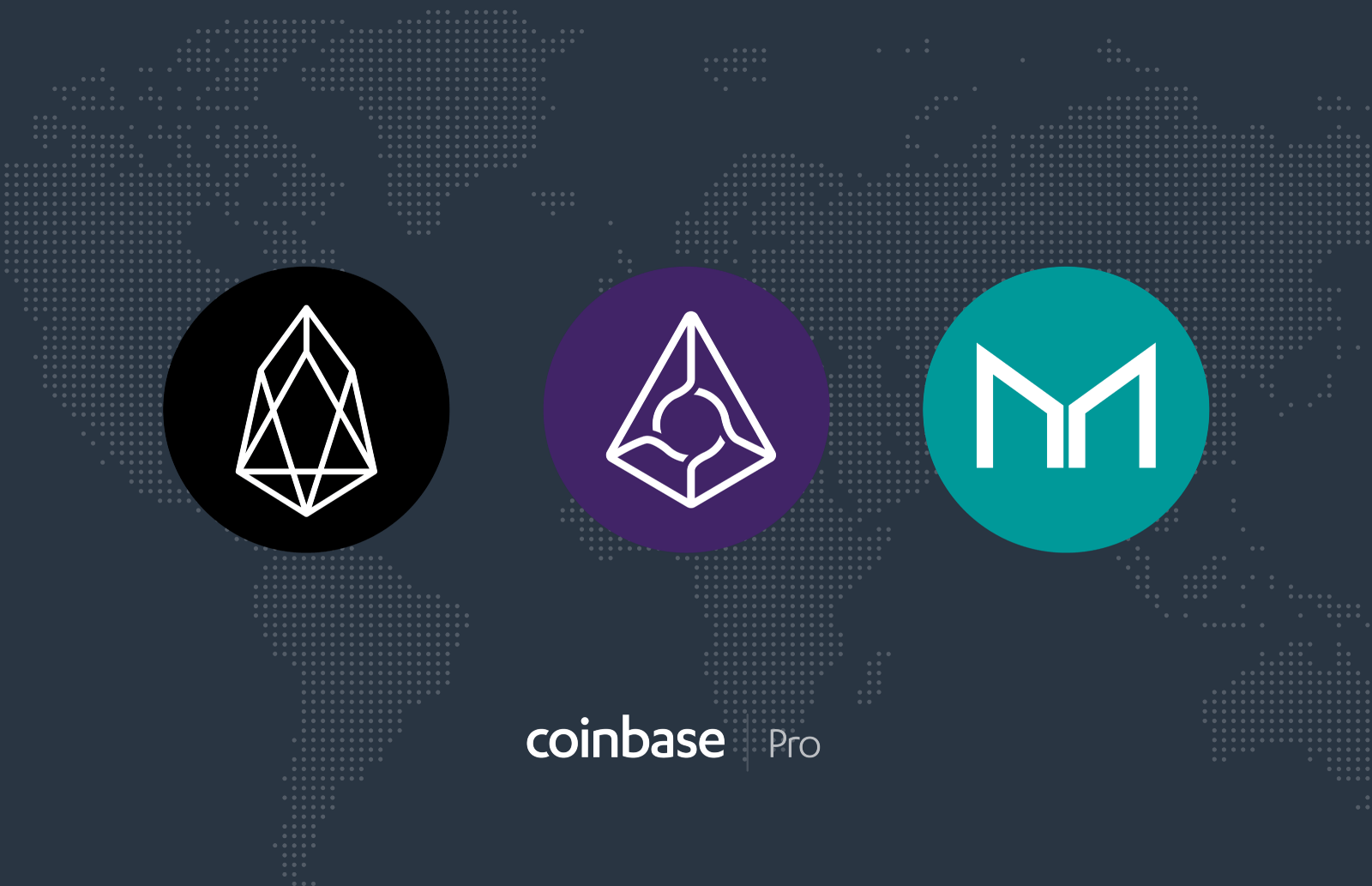 Coinbase Pro Adds Support For EOS, Augur and Maker