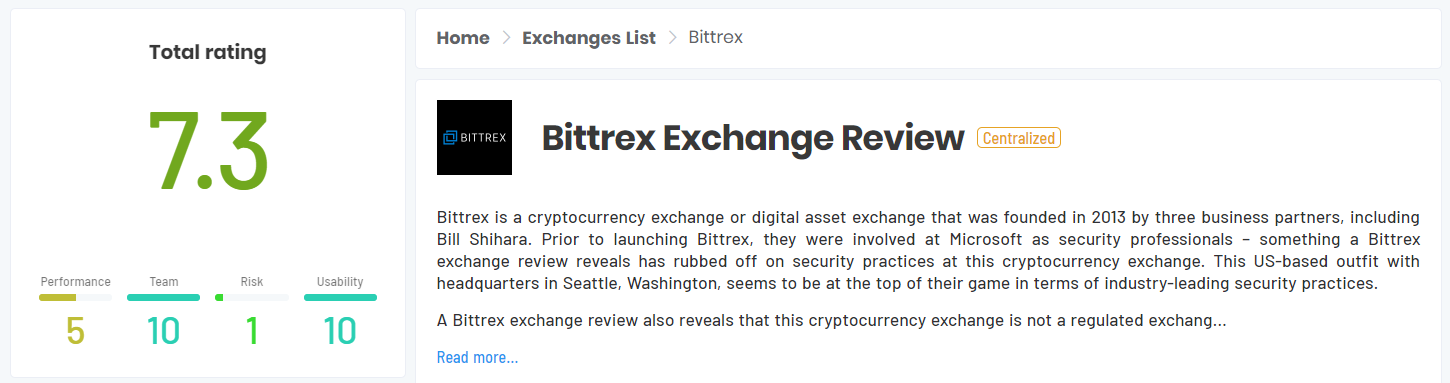 bittrex or bitstamp